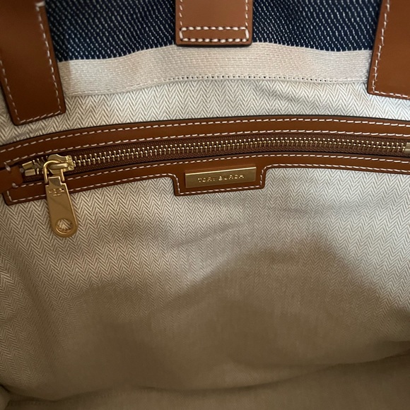 Tory Burch Ella  stripe jacquard tote bag - Picture 13 of 15